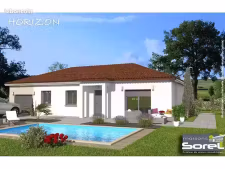 maison 92 m² avec terrain à saint-andre-sur-vieux-jonc (01)