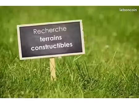 cherche terrain contructible