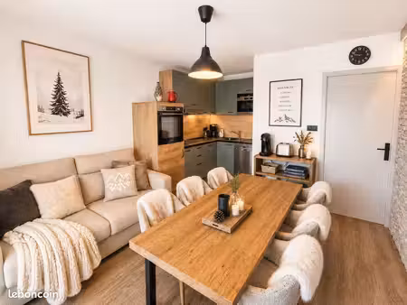 t4 entièrement rénové  meublé et équipé – 58 m² – 6 à 8 couchages – plagne montalbert
