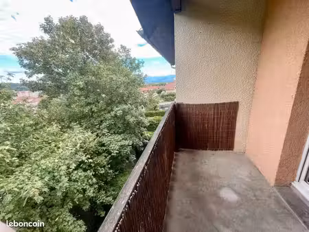 à louer – duplex 2 pièces meublé de 50 m² avec balcon  garage et vue jura/lac léman – gex