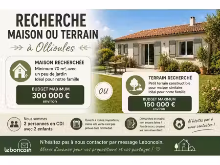 maison ou terrain