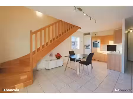 t3 duplex meublé lumineux de 59 m² - idéal frontalier -
