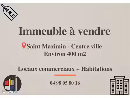 immeuble 400 m² saint-maximin-la-sainte-baume