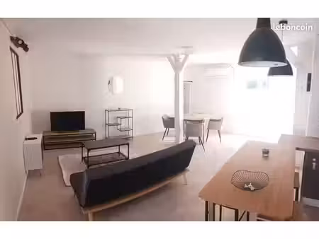 maison meublée f2 60 m² avec jardin