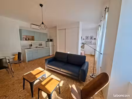 studio 37 m² neuf à bourg-saint-andéol (site du triscatin) – confort & flexibilité