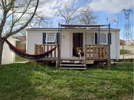 mobil home avec emplacement ou à enlever