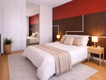 appartement t3 64m² – vue parc – parking + cave