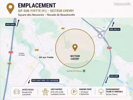 local professionnel avec cuisine équipée – gif-sur-yvette (91) location mensuelle – priori