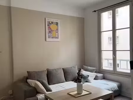 appartement meublé 2 pièces 36 m² + cave 7 m2. proximitié immédiate t2 arret les milons  d
