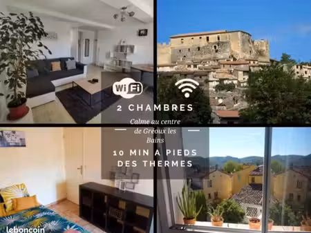 appartement 70m2 gréoux-les-bains