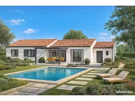 maison 90 m² le teil