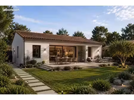 maison 90 m² le teil