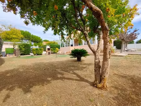 maison pavillon plain-pied - jardin piscinable - 5 pieces - 2 chambres - terrass / ref 156