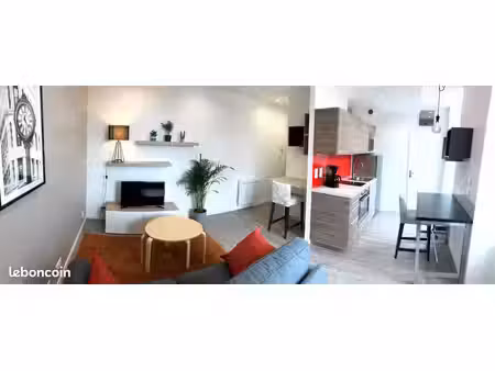 t2 meublé 37m² – cosy & lumineux