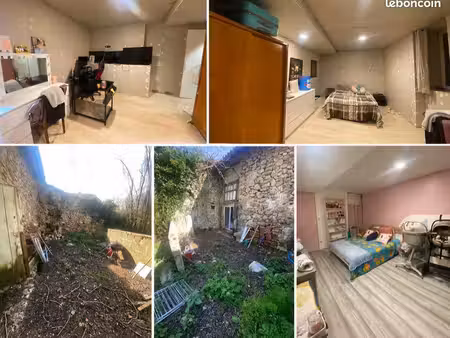 maison mitoyenne + jardin