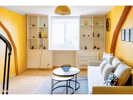 duplex de 32m² complètement rénové  aménagé et équipé situé en plein centre-ville de villi