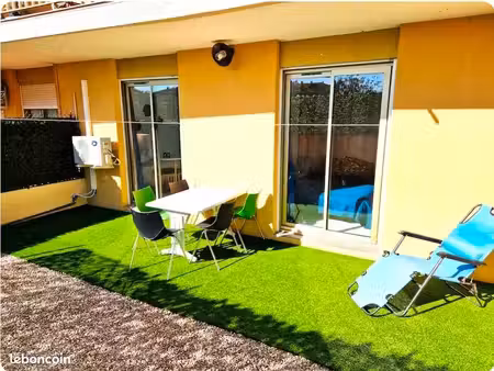 t1 meublé 28 m² avec jardin privatif  parking et climatisation – draguignan