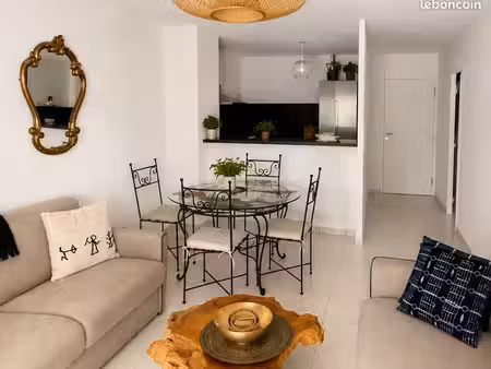 appartement t2 43 m² – terrasse et jardin de 65 m² – garage – rez-de-jardin