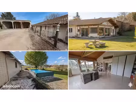 maison de campagne (200 m²) – plain-pied – à 10 min de castelnaudary