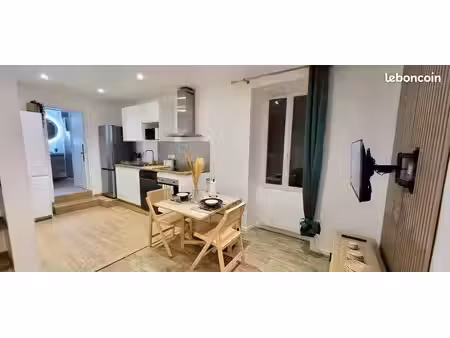 3 pièces meublé rénové – centre montgeron – rer d à pied accès à paris