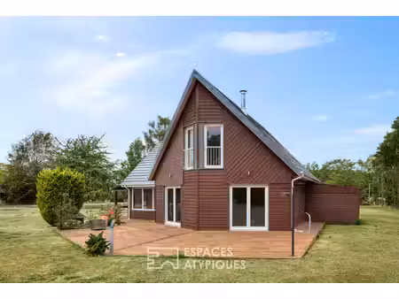 maison en ossature bois au coeur de la vallée de seine