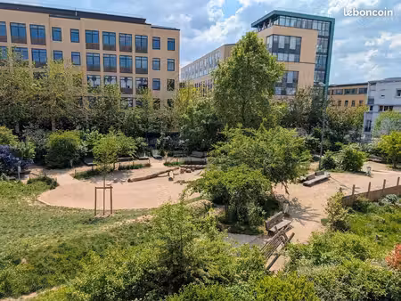 t3 54.5m² - bas montreuil limite vincennes - vue dégagée sur parc - parking inclus