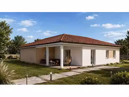 terrain avec maison neuve à vendre