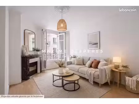 appartement 2 pièces 38 m²