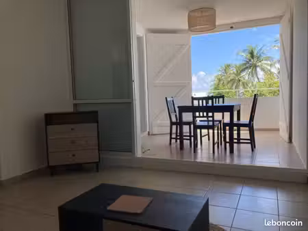 appartement t2 à 100m de la plage du bourg  vue sur mer