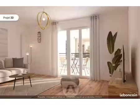 appartement 3 pièces 62 m²