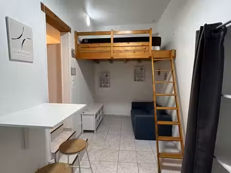 studio meublé 21 m² avec mezzanine – rez-de-chaussée – 3 min gare – 650