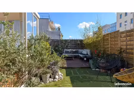 suresnes — duplex dernier étage · terrasse plein sud 55 m² · parc du château