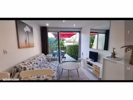 joli t2 rez-de-jardin au couchant 29m² 200m de la plage - internet