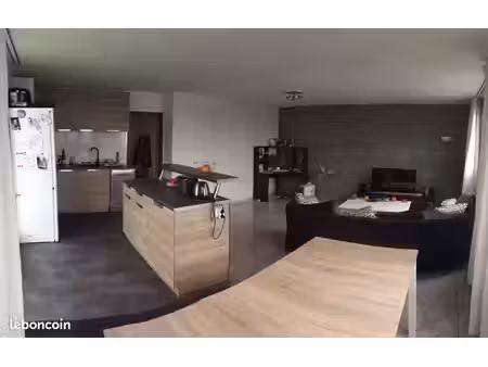 spacieux et agréable f2 meublé 60 m2 croix d'argent