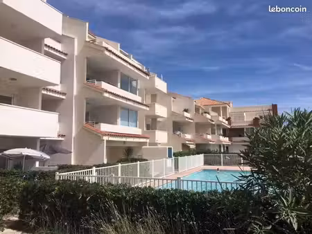 a louer bail mobilité face a la mer 1ere ligne
