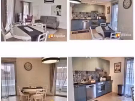 f3 meublé 60 m² + grand balcon 18 m² + parking – résidence calme et récente – gennevillier