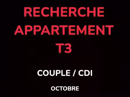 recherche appartement – 3 pièces / 2 chambres