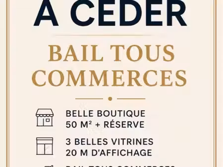 bail à céder deauville