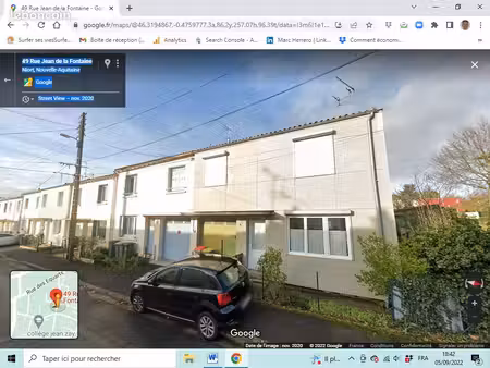 maison 68 m² – 3 chambres – jardin – niort