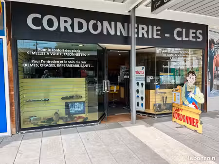 fond de commerce cordonnerie - marly-le-roi  clientèle fidèle