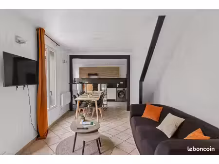 maison meublée 3 pièces avec jardinet – proche préfecture – 900 cc