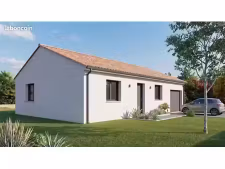 projet de construction d'une maison 75 m² avec terrain à coussac-bonneval (87)
