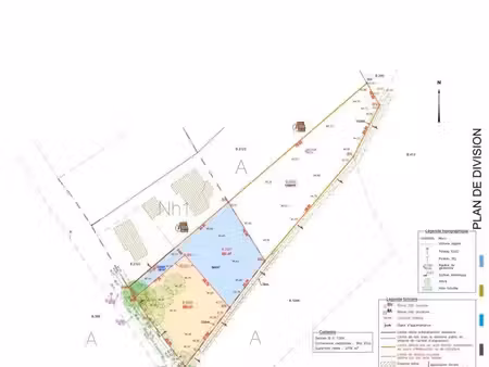 terrain à bâtir 991 m² – grosbreuil / les luctières