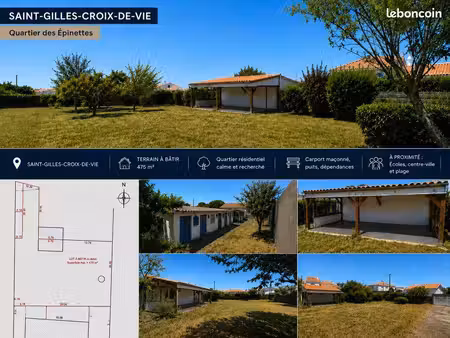 terrain 475 m2