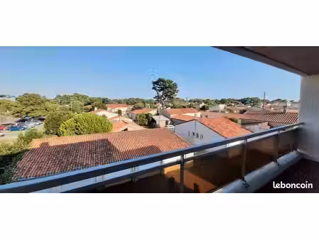 appartement 60 m² avec balcon  parking et cave