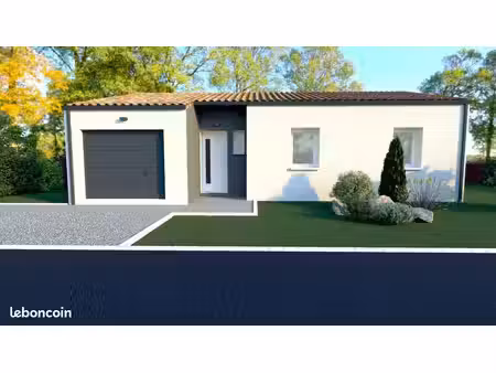 maison 3 chambres sur un terrain de 386 m² à grosbreuil