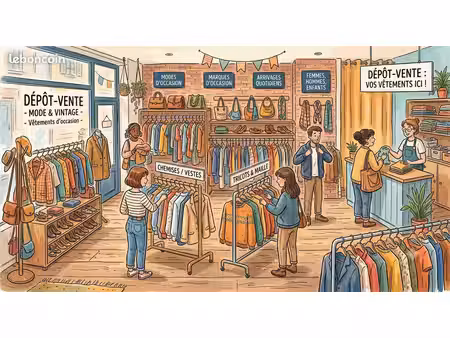 fond de commerce magasin de vêtements