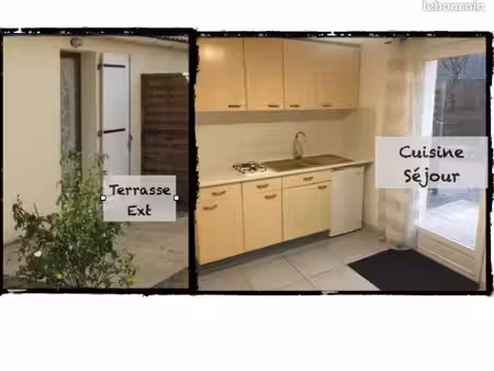 studio 1 cuisine/séjour + 1 chambre séparée 25 m2