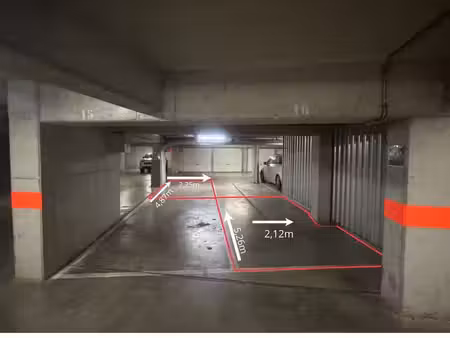 2 emplacements de parking / investissement koekelberg