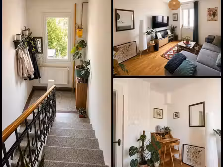 à louer — appartement 2 pièces + combles aménagés  55 m² loi carrez (86 m² au sol) — monti